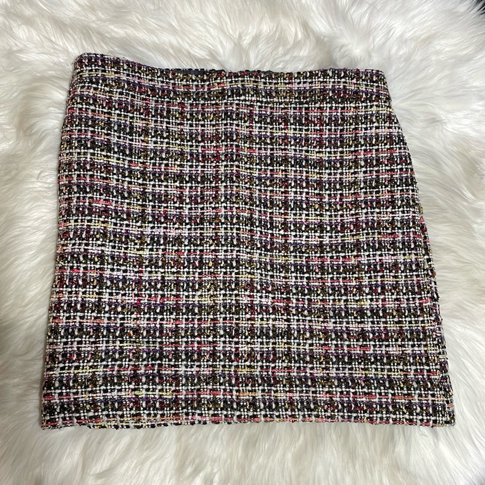 #0078 J. CREW Winter Colorful Warm Statement Mini With Side Pockets-4